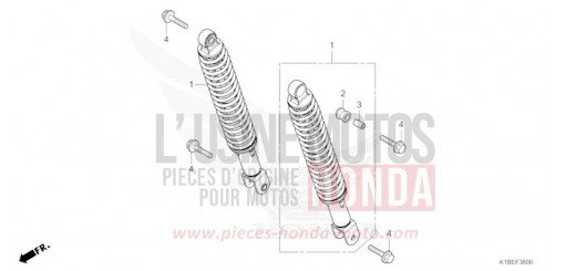 REAR CUSHION NSS350AP de 2023